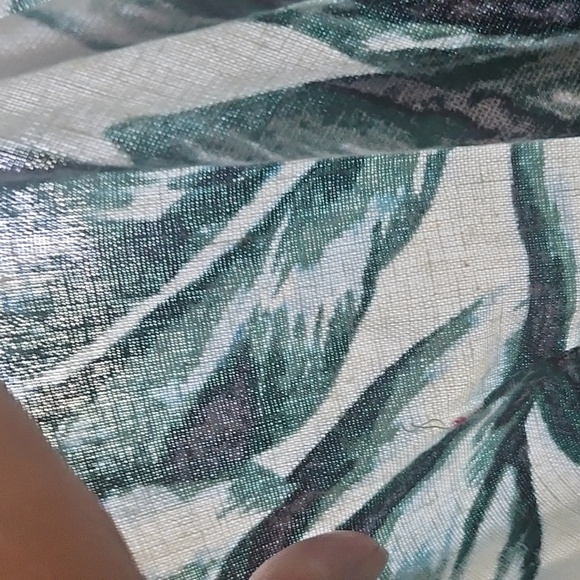 Who What Wear Palm Leaf Tie Back Jumpsuit - Picture 5 of 15